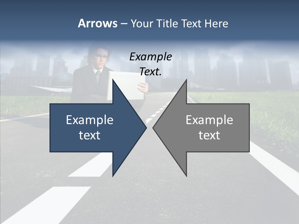 Work Man Shanghai PowerPoint Template