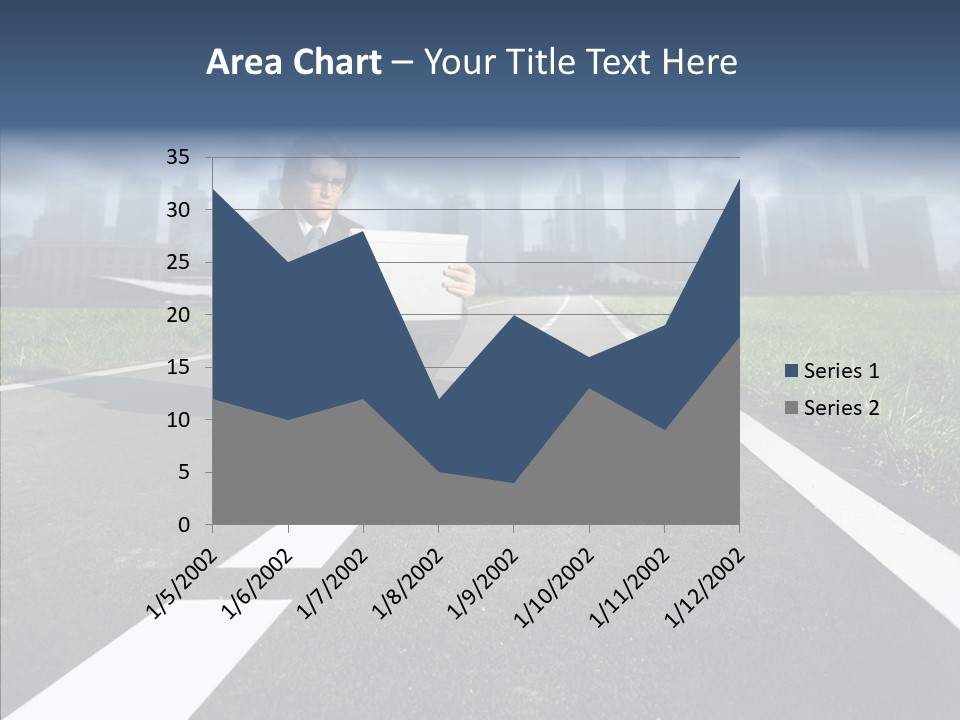 Work Man Shanghai PowerPoint Template
