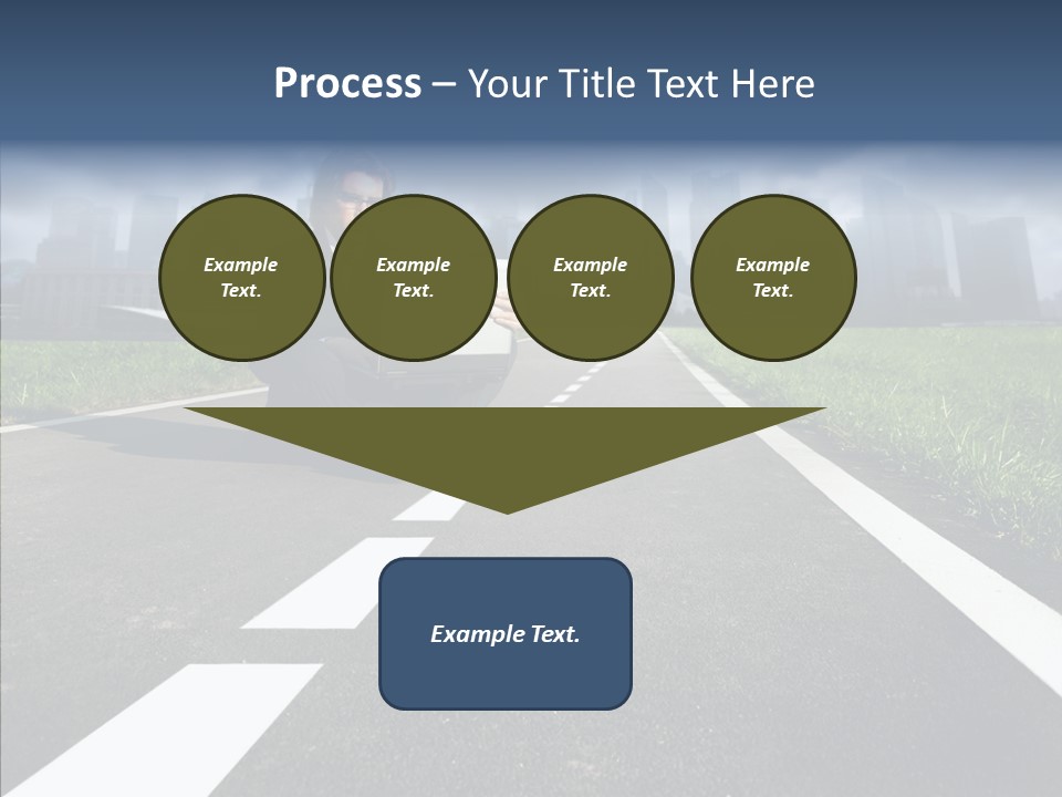 Work Man Shanghai PowerPoint Template