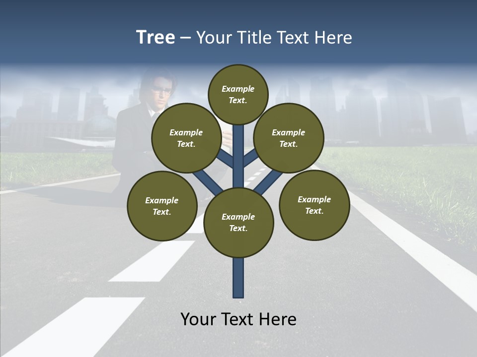 Work Man Shanghai PowerPoint Template