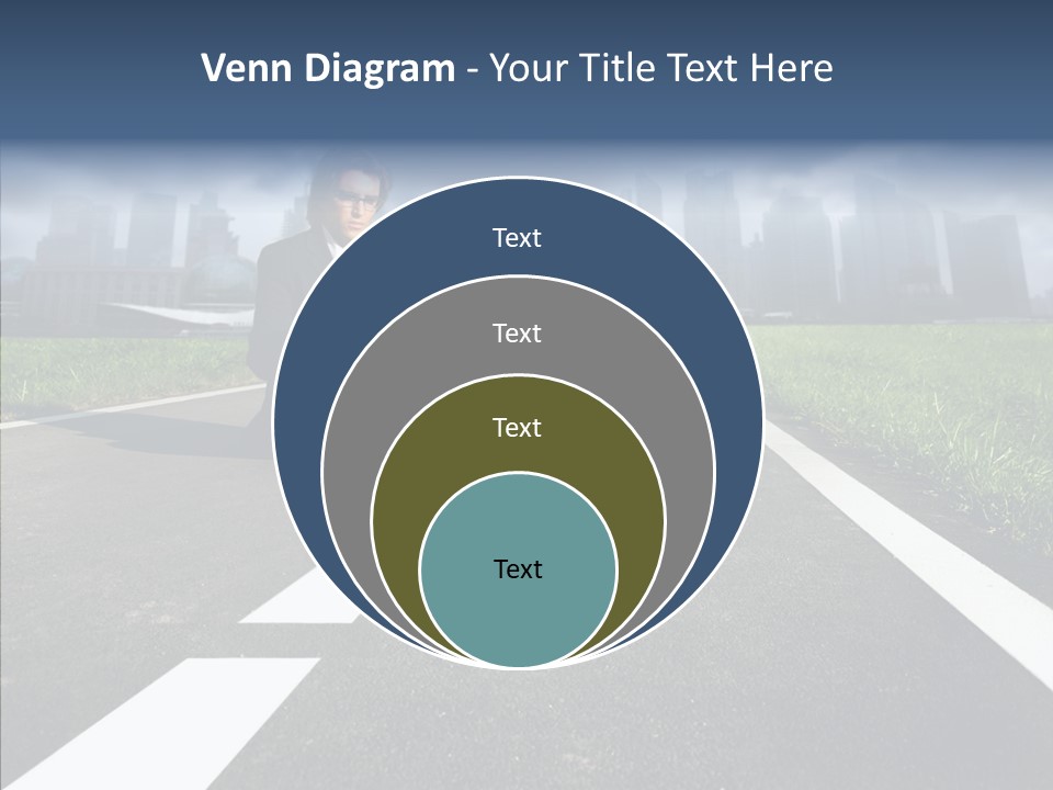 Work Man Shanghai PowerPoint Template