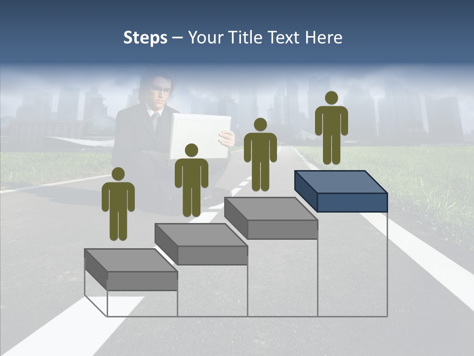 Work Man Shanghai PowerPoint Template