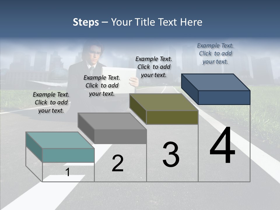 Work Man Shanghai PowerPoint Template