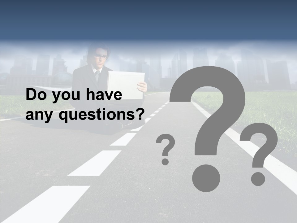 Work Man Shanghai PowerPoint Template