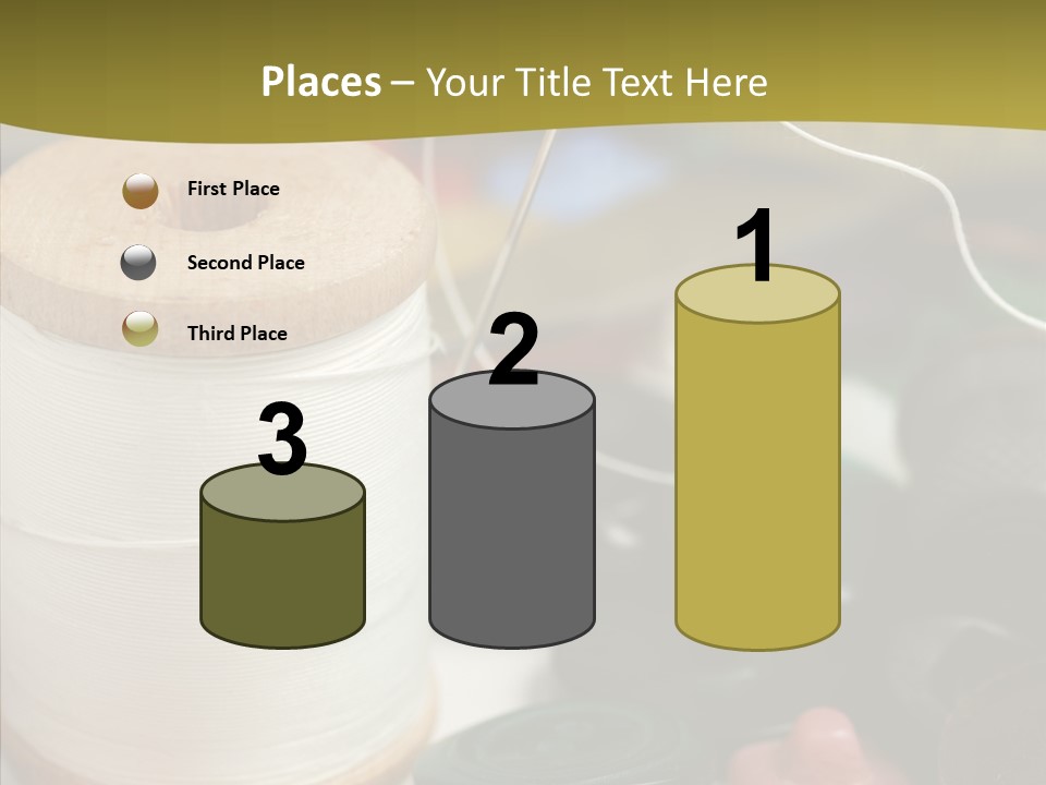 Skein Macro Bobbin PowerPoint Template