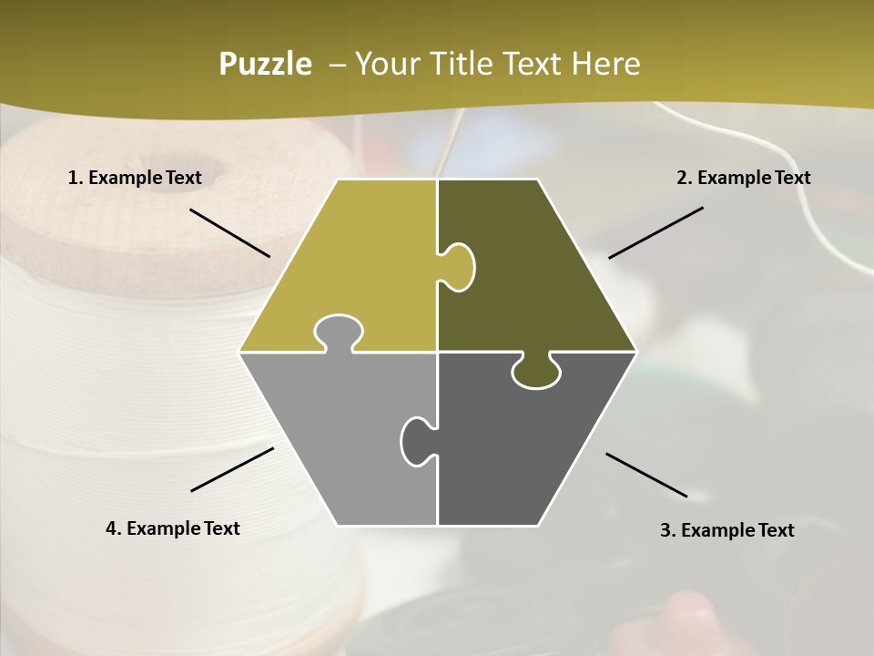 Skein Macro Bobbin PowerPoint Template