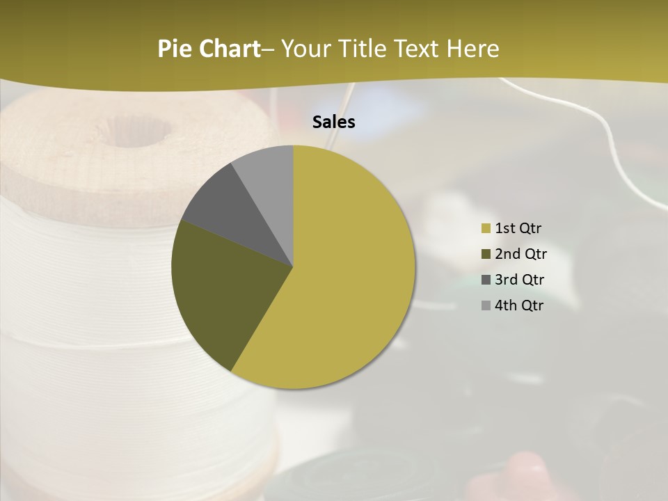 Skein Macro Bobbin PowerPoint Template