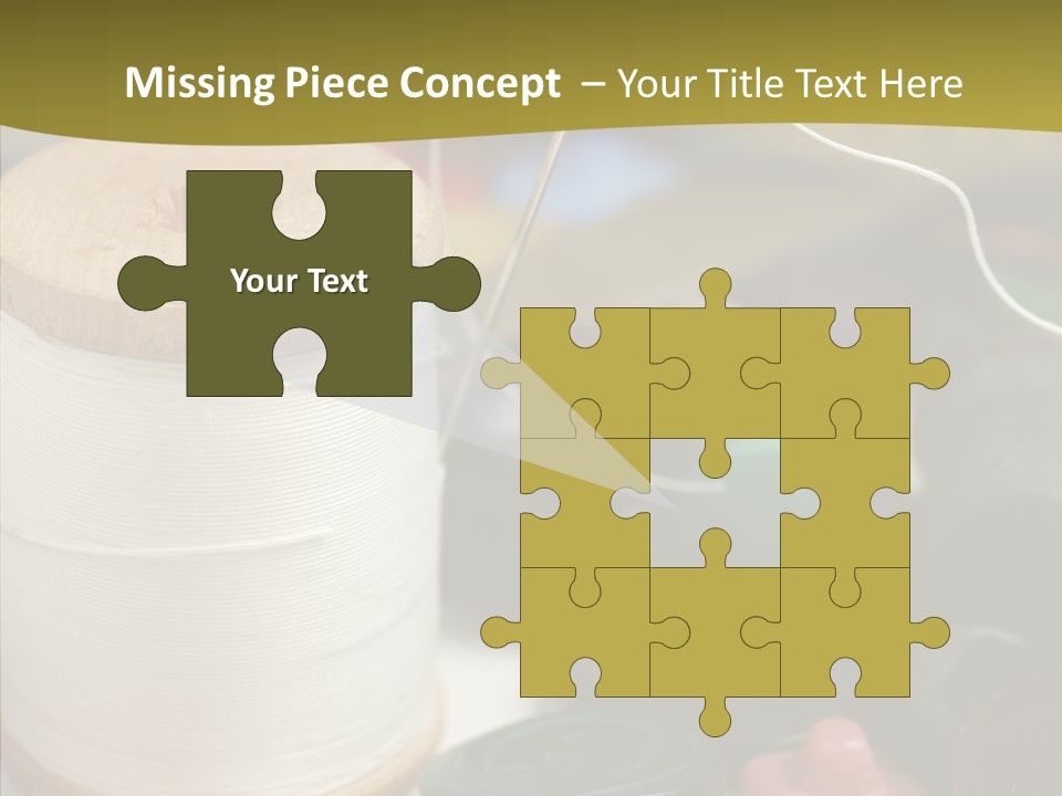 Skein Macro Bobbin PowerPoint Template