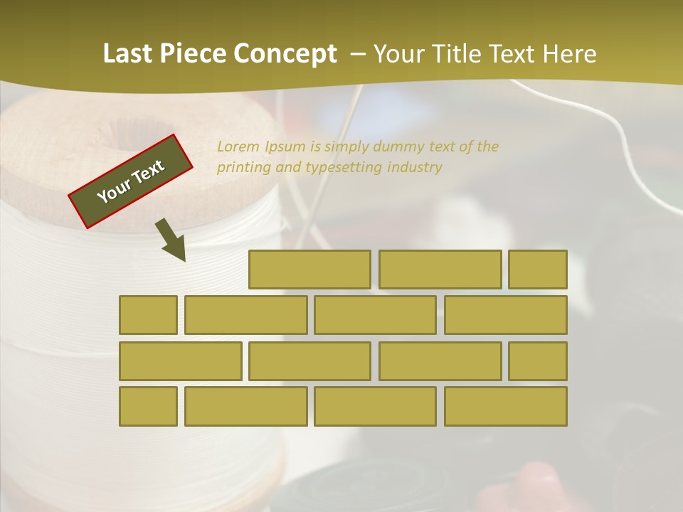 Skein Macro Bobbin PowerPoint Template