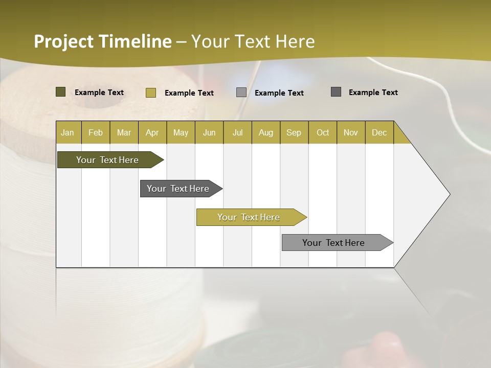 Skein Macro Bobbin PowerPoint Template