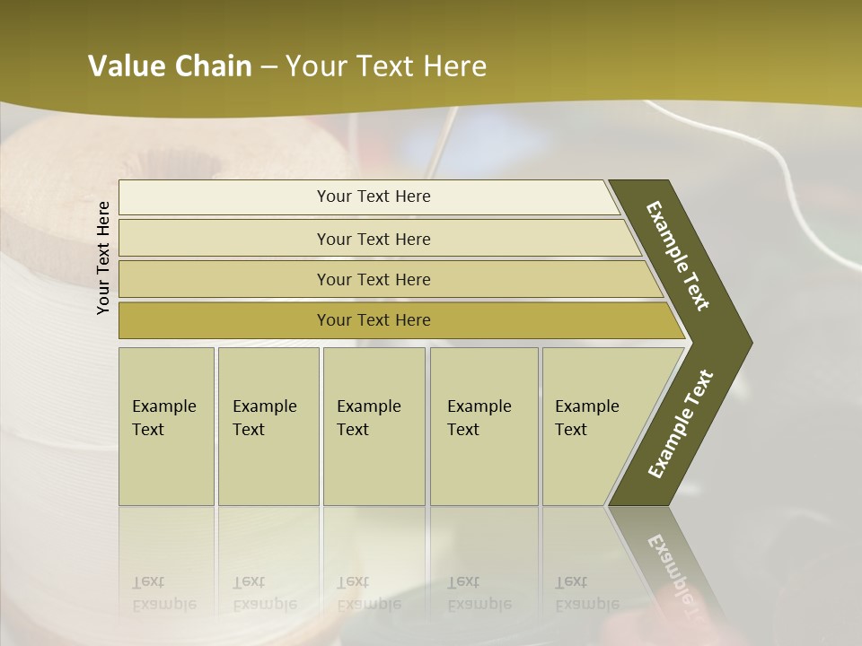 Skein Macro Bobbin PowerPoint Template