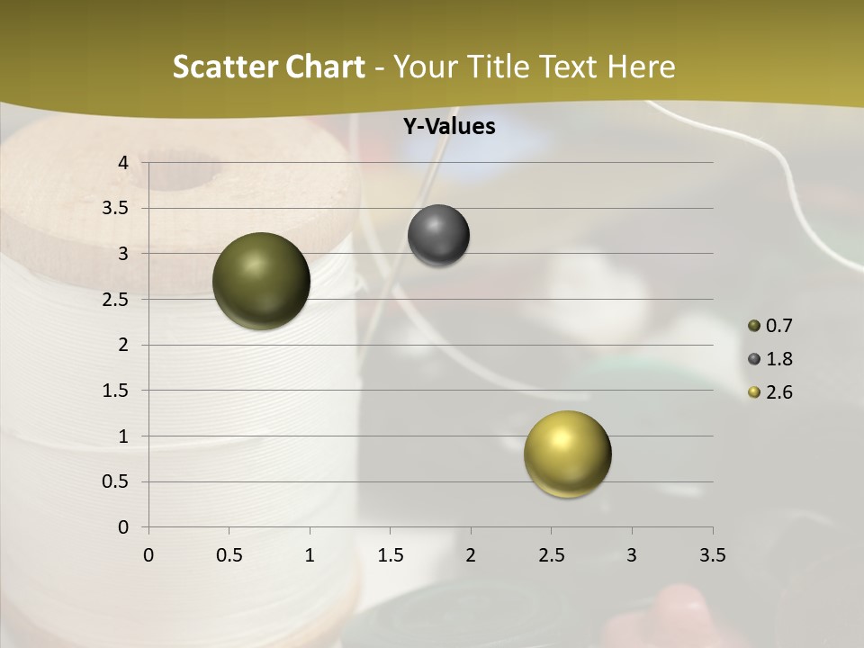 Skein Macro Bobbin PowerPoint Template