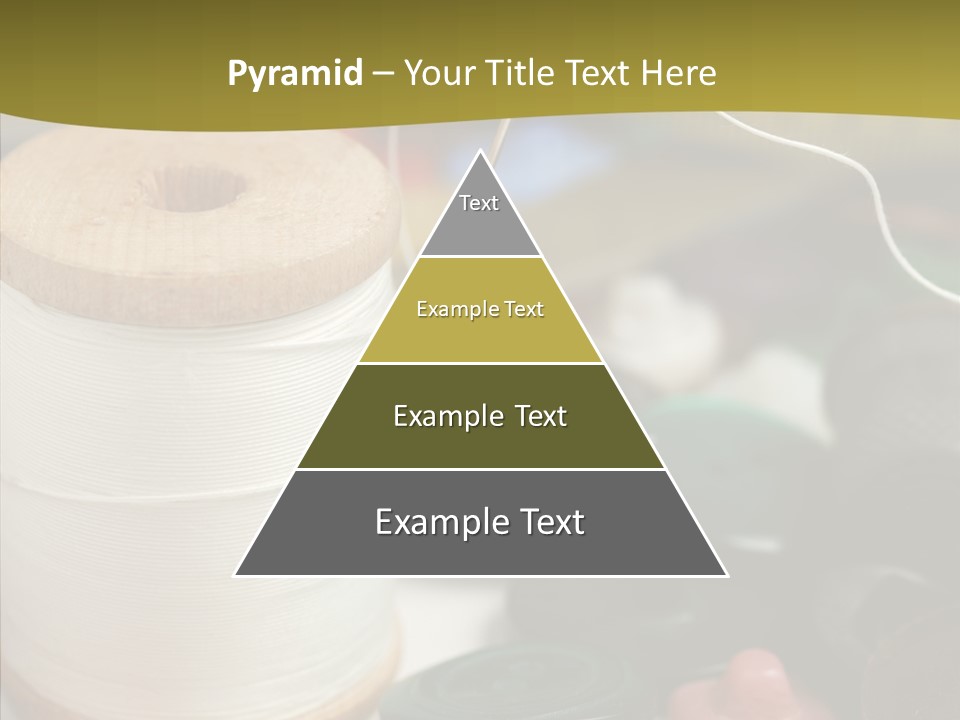 Skein Macro Bobbin PowerPoint Template