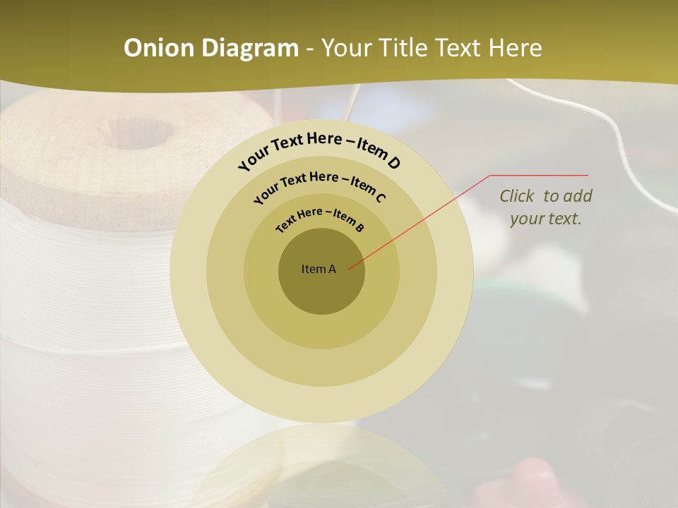 Skein Macro Bobbin PowerPoint Template