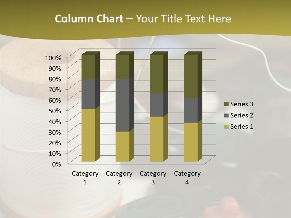 Skein Macro Bobbin PowerPoint Template