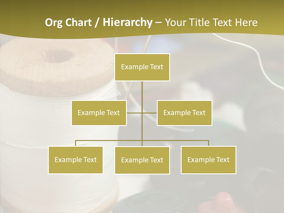 Skein Macro Bobbin PowerPoint Template