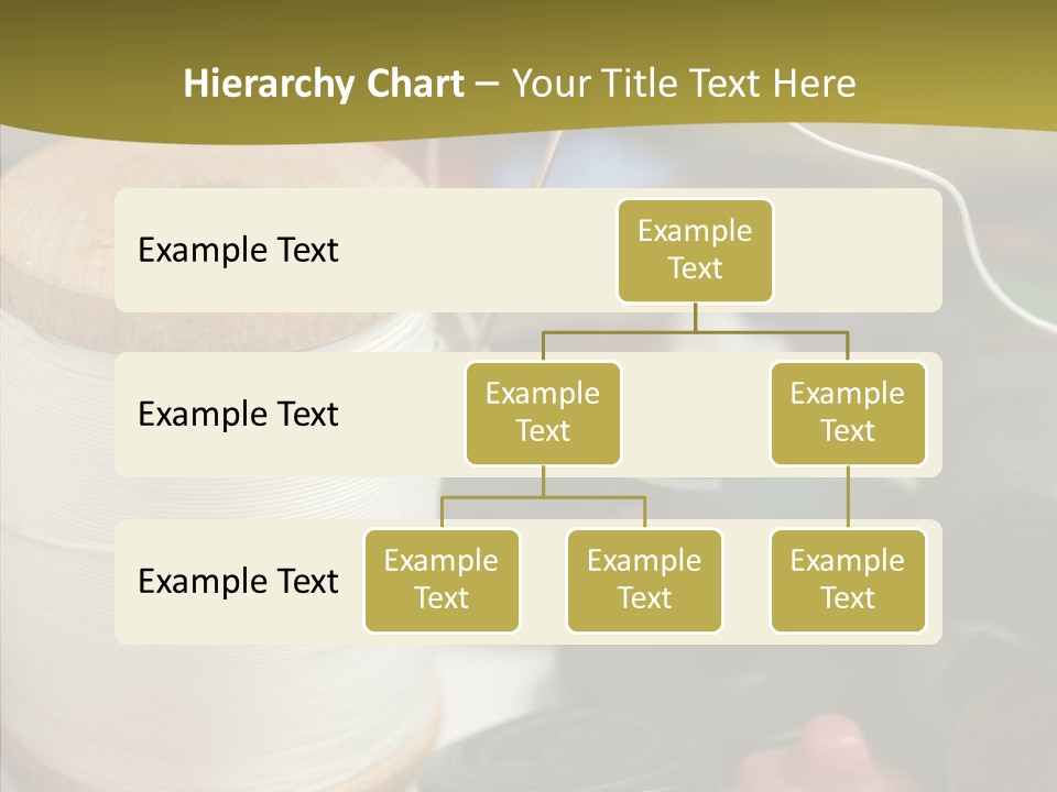 Skein Macro Bobbin PowerPoint Template