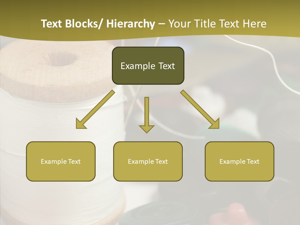 Skein Macro Bobbin PowerPoint Template