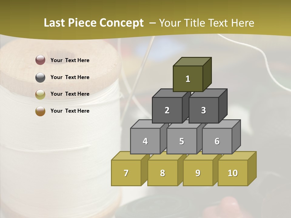 Skein Macro Bobbin PowerPoint Template