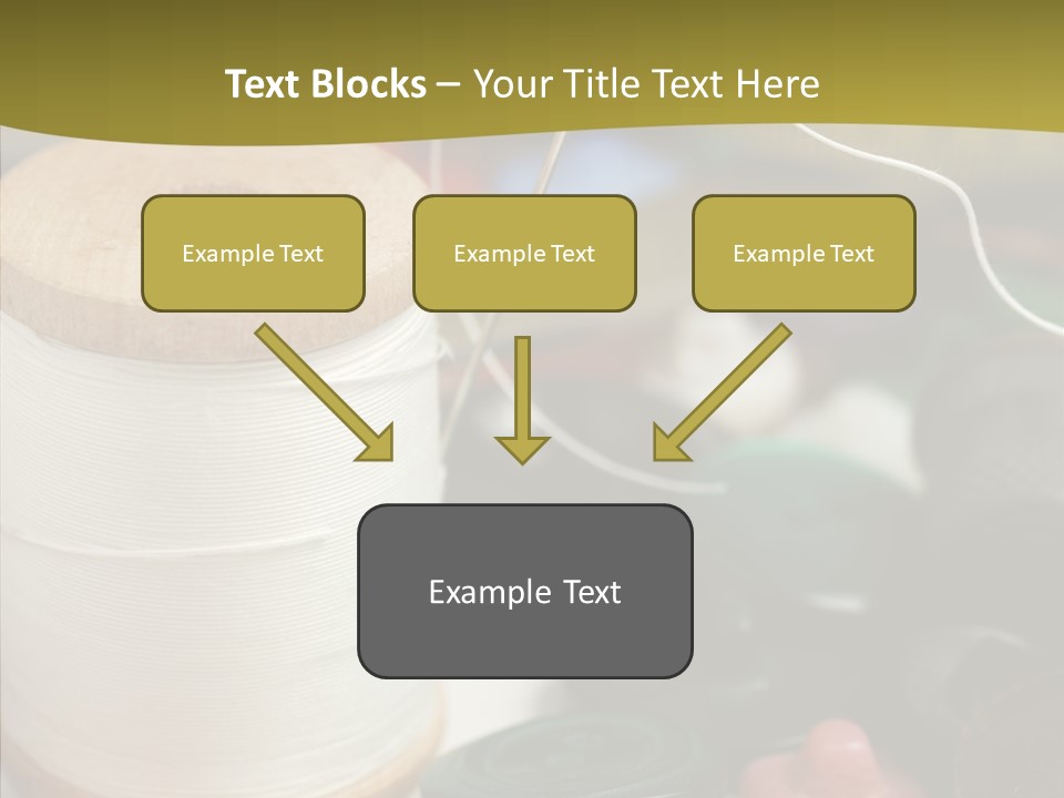 Skein Macro Bobbin PowerPoint Template
