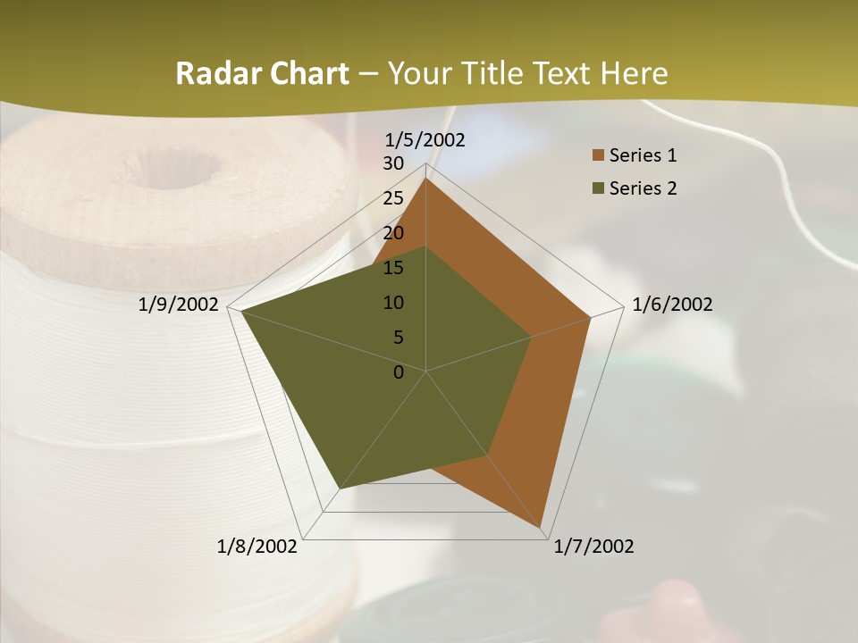 Skein Macro Bobbin PowerPoint Template