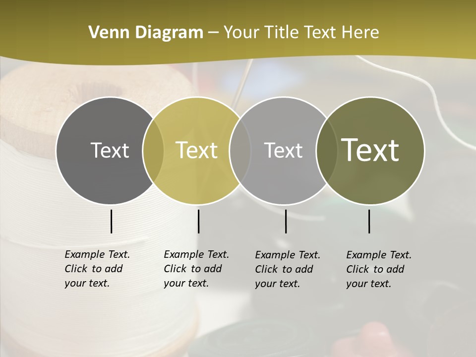 Skein Macro Bobbin PowerPoint Template
