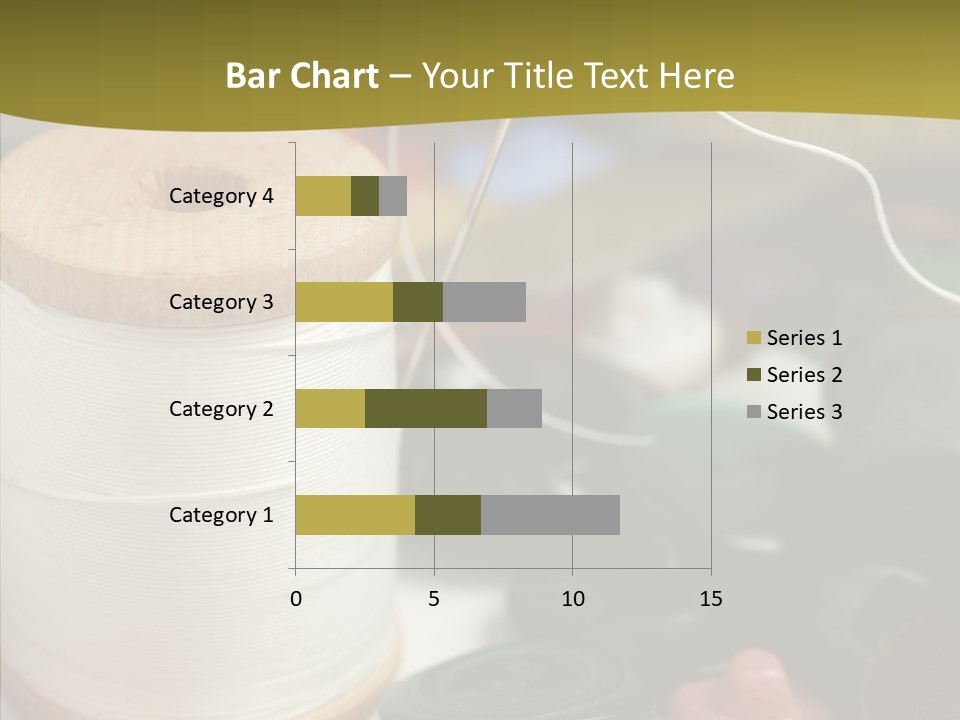 Skein Macro Bobbin PowerPoint Template