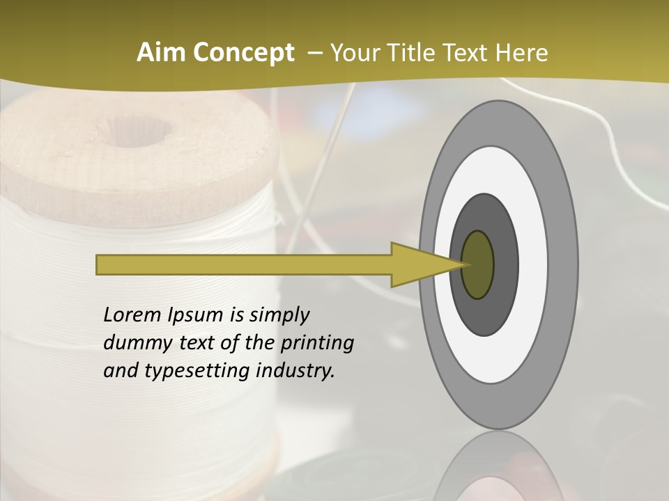 Skein Macro Bobbin PowerPoint Template