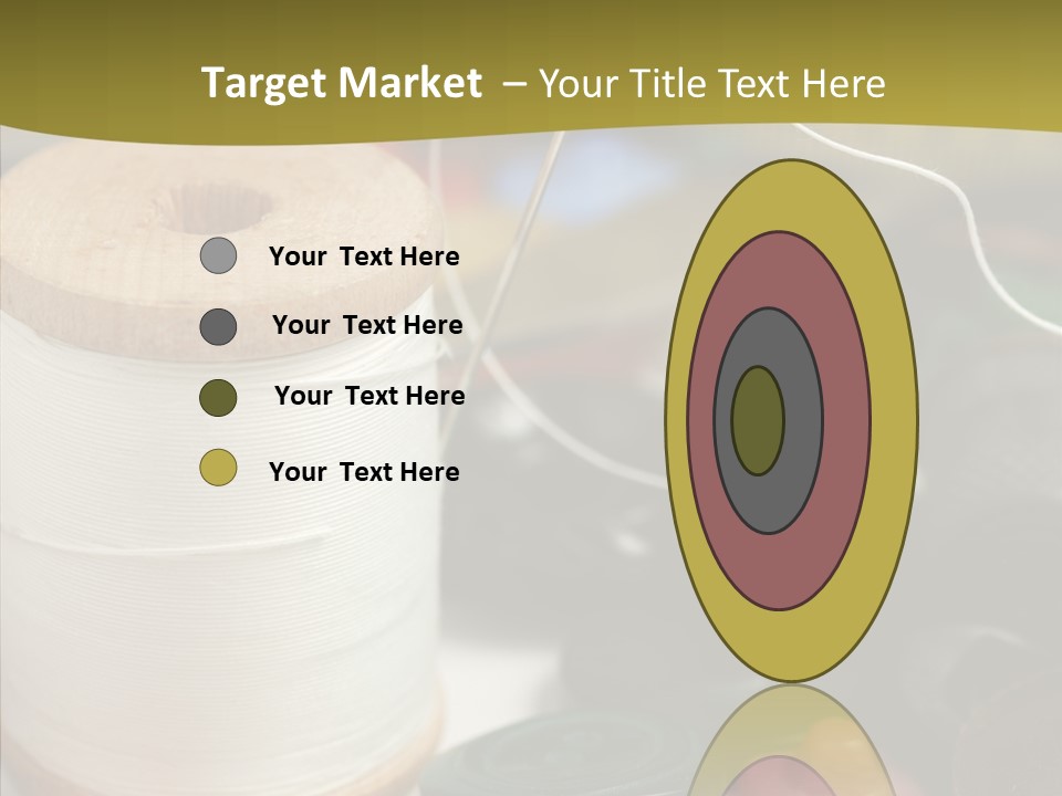 Skein Macro Bobbin PowerPoint Template