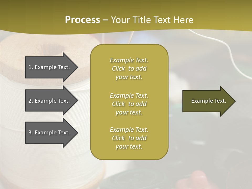Skein Macro Bobbin PowerPoint Template