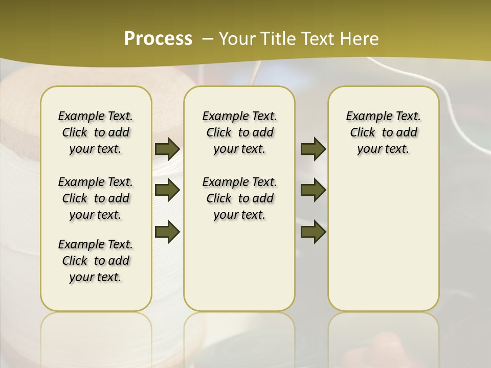Skein Macro Bobbin PowerPoint Template