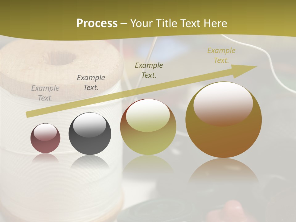 Skein Macro Bobbin PowerPoint Template