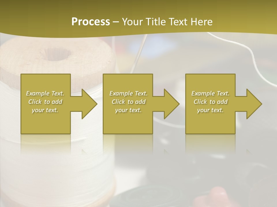 Skein Macro Bobbin PowerPoint Template
