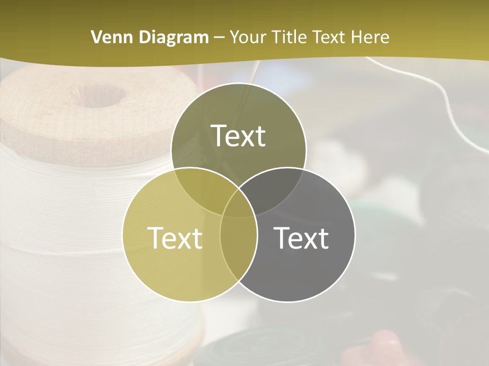 Skein Macro Bobbin PowerPoint Template