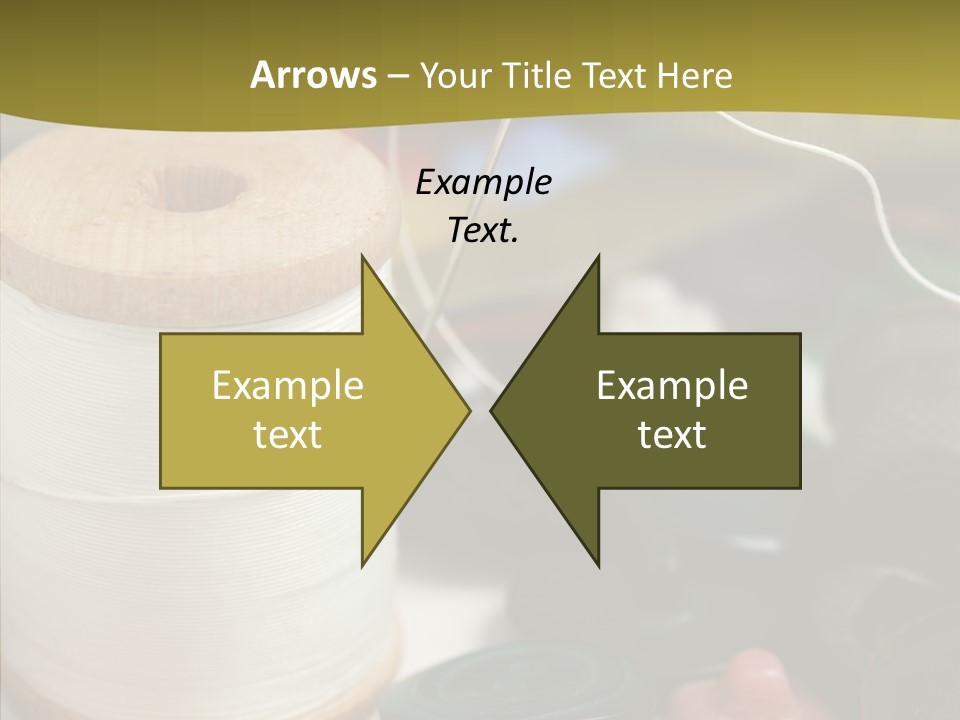 Skein Macro Bobbin PowerPoint Template