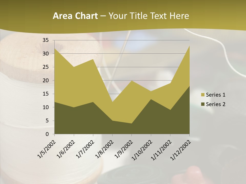 Skein Macro Bobbin PowerPoint Template