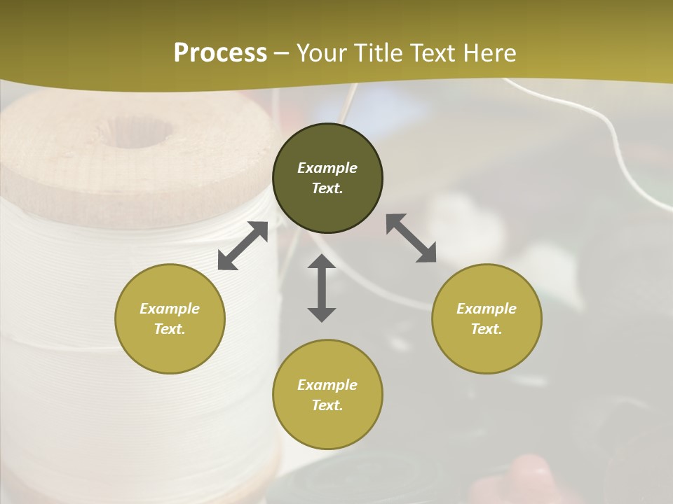 Skein Macro Bobbin PowerPoint Template