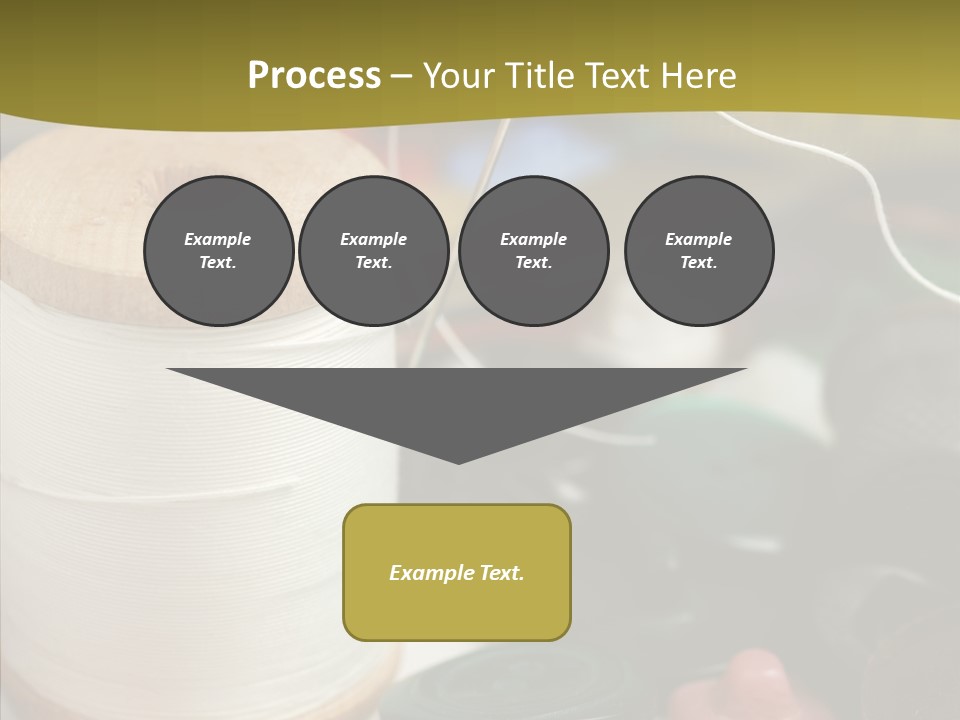 Skein Macro Bobbin PowerPoint Template