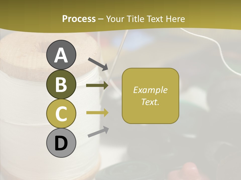 Skein Macro Bobbin PowerPoint Template