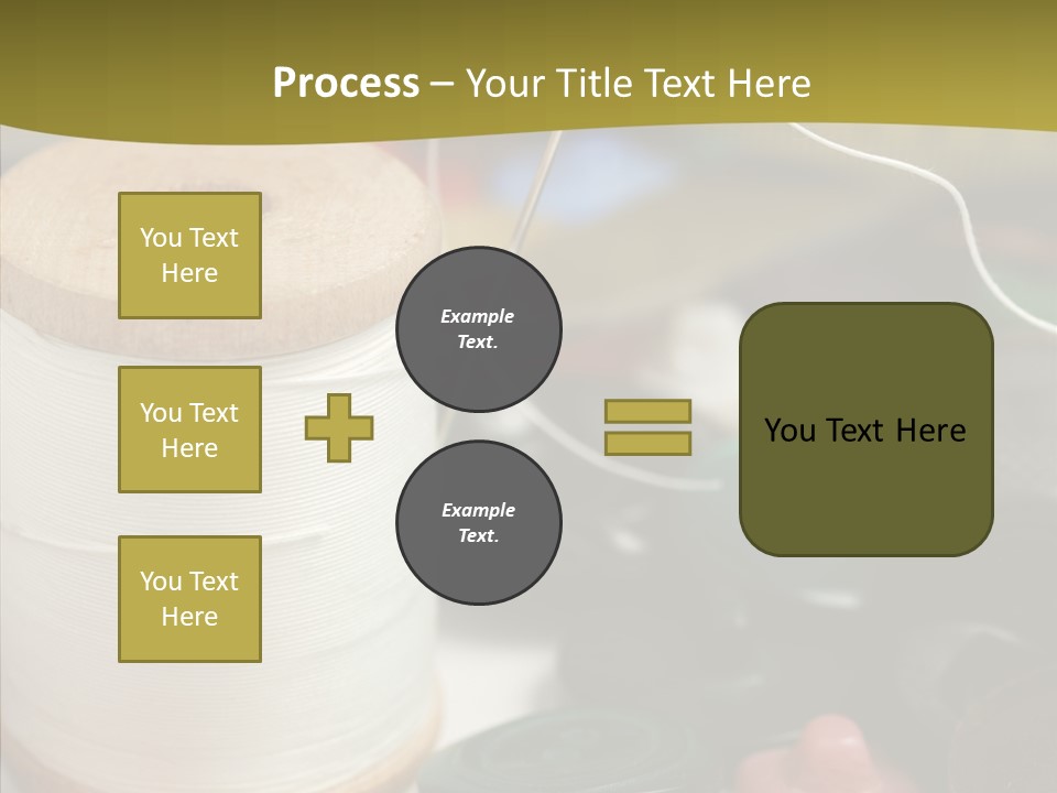 Skein Macro Bobbin PowerPoint Template