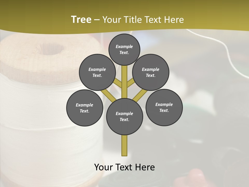 Skein Macro Bobbin PowerPoint Template