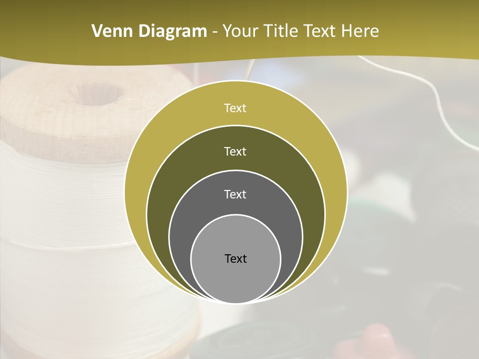 Skein Macro Bobbin PowerPoint Template