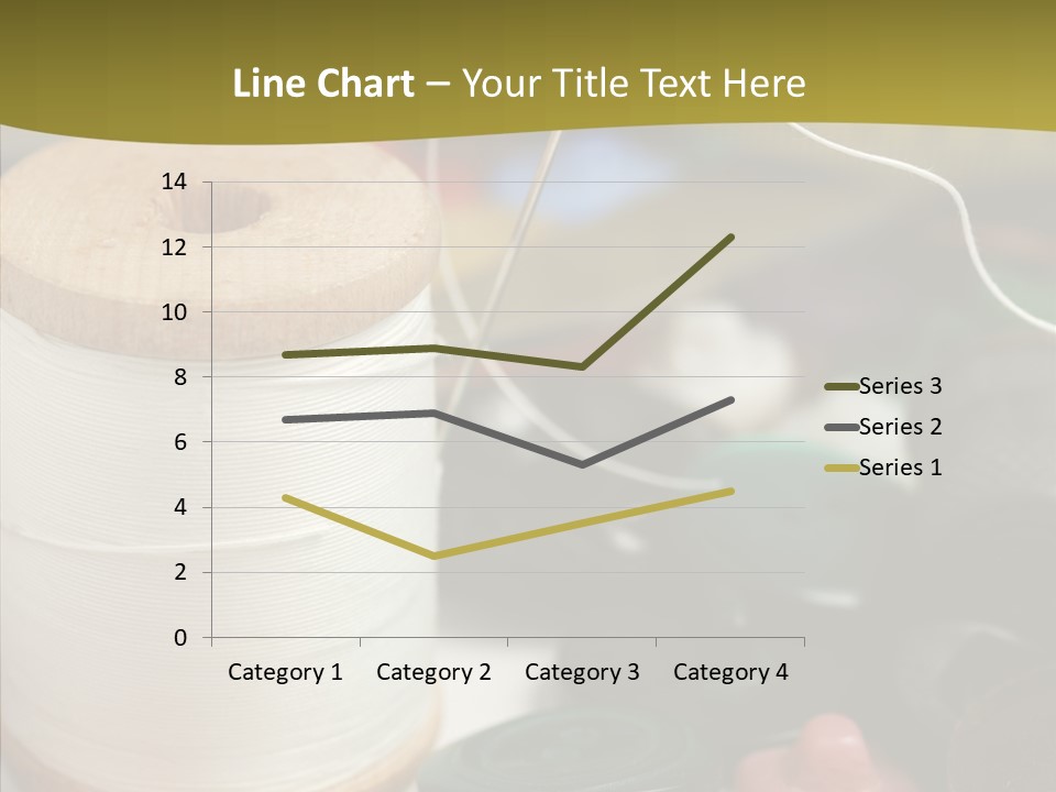 Skein Macro Bobbin PowerPoint Template