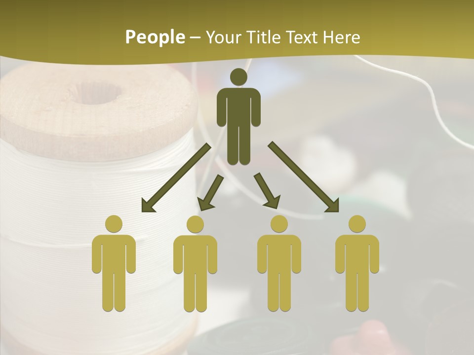 Skein Macro Bobbin PowerPoint Template