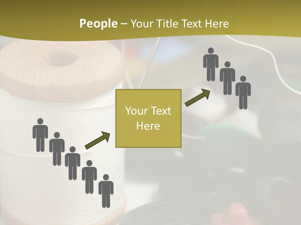 Skein Macro Bobbin PowerPoint Template