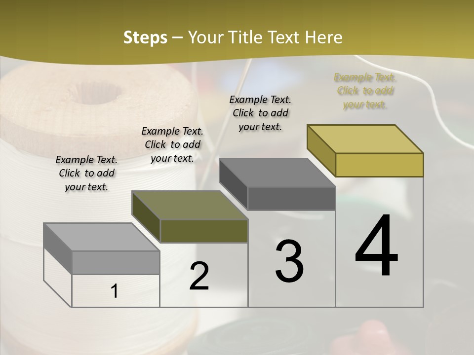 Skein Macro Bobbin PowerPoint Template