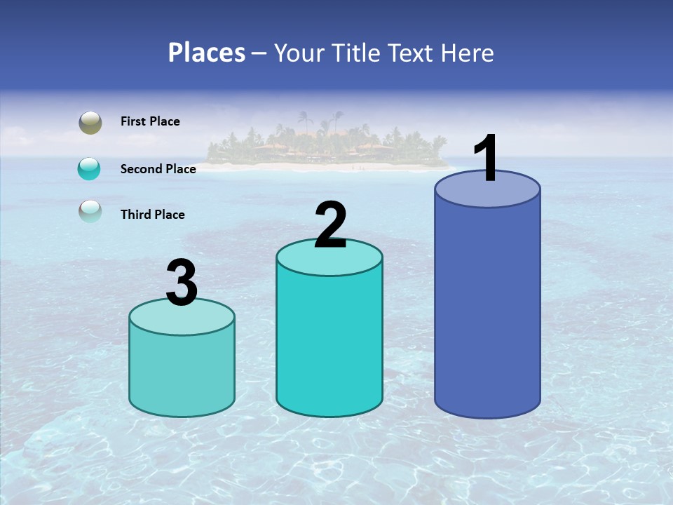 Paradise Direction Trip PowerPoint Template