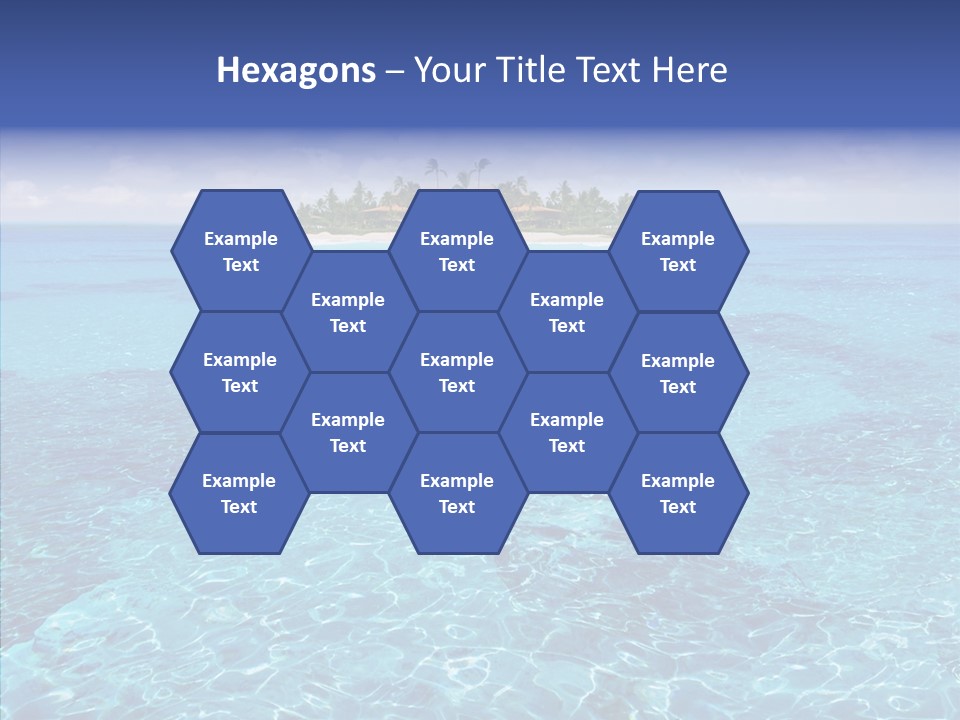 Paradise Direction Trip PowerPoint Template