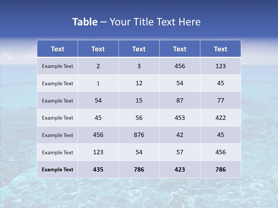 Paradise Direction Trip PowerPoint Template