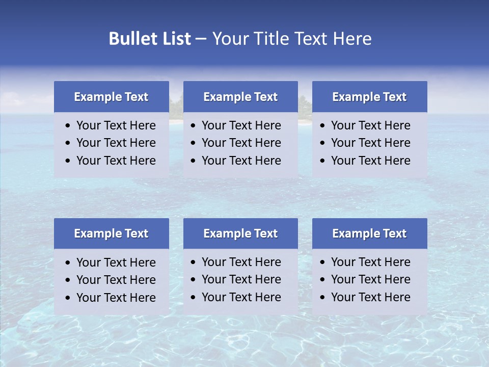 Paradise Direction Trip PowerPoint Template